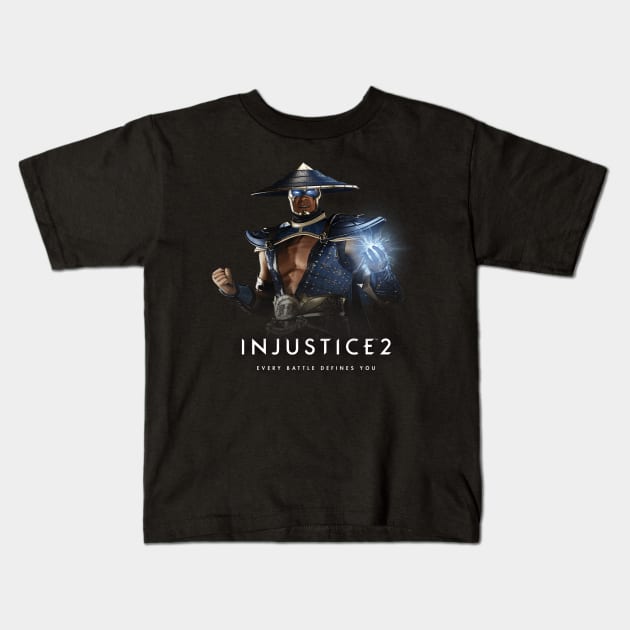 Injustice 2 - Raiden Kids T-Shirt by Nykos